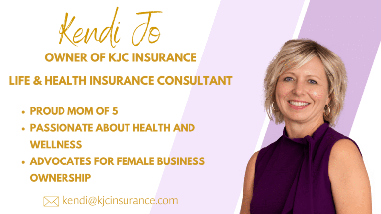 Kendi Jo Health and Life Insurance Agent